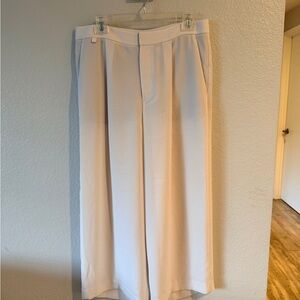 Vince 10 Elegant Cream Wide-Leg Trousers